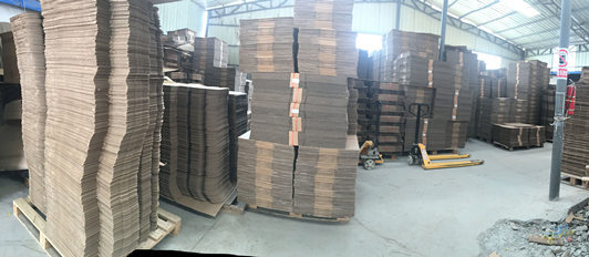 瓦楞(lèng)紙箱生産